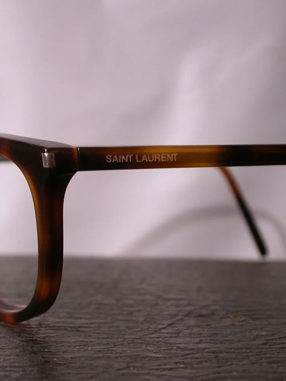 Authentic Saint Laurent PARIS Tortoise Luxury Eyeglasses Frames